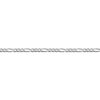 Sterling Silver Figaro 2 Side Diamond Cut Chain