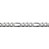 Sterling Silver Figaro 6 Side Diamond Cut Chain