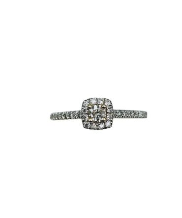 9Kt Yellow Gold Diamond Ring 0.31C