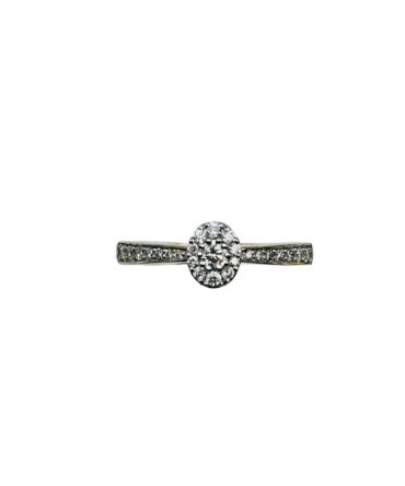 9Kt Yellow Gold Diamond Ring 0.32C