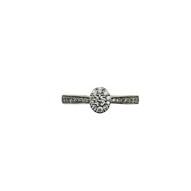 9Kt Yellow Gold Diamond Ring 0.32C