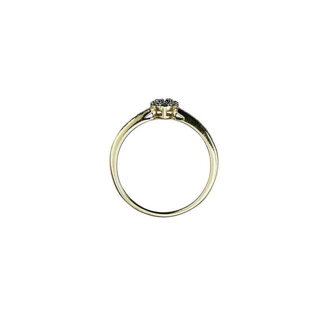9Kt Yellow Gold Diamond Ring 0.32C