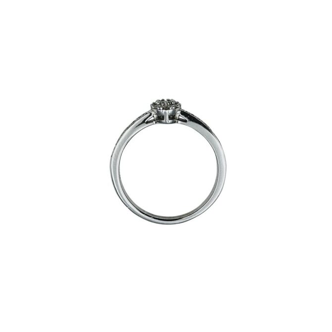 9Kt White Gold Diamond Ring 0.32C