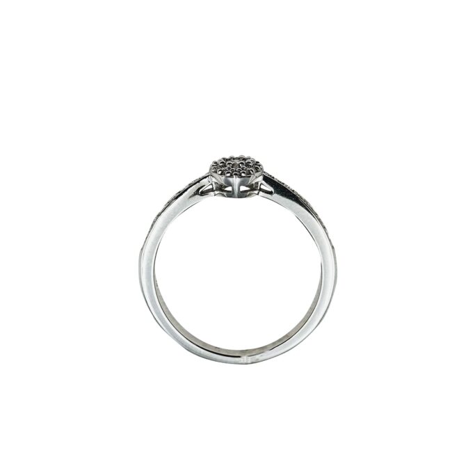 9Kt White Gold Diamond Ring 0.32C