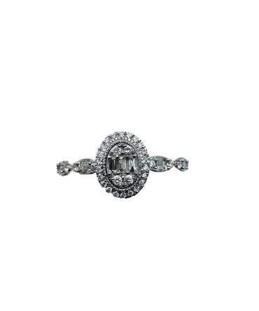 9Kt Yellow Gold Diamond Ring 0.41C