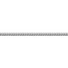 Sterling Silver Curb 6 Side Diamond Cut Bracelet Extra Flat