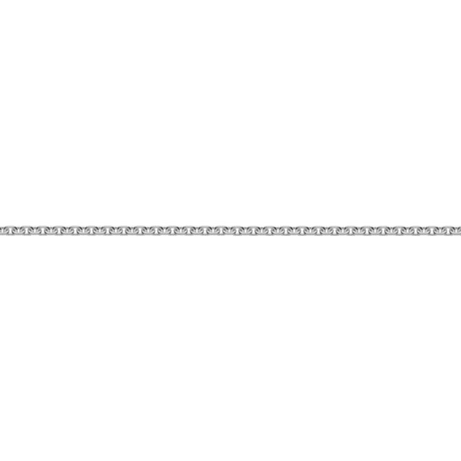 Sterling Silver Anchor Square Chain