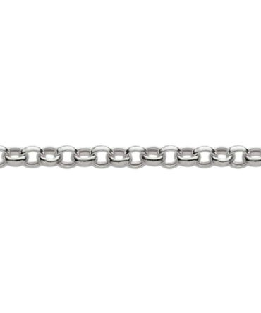 Sterling Silver Rolo' Light Hollow Chain