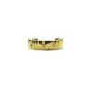 9Kt Yellow Gold Ribbed Huggie Earring 12mm