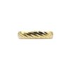 9Kt Yellow Gold Patterned Hoop Earrings 15mm x 4mm