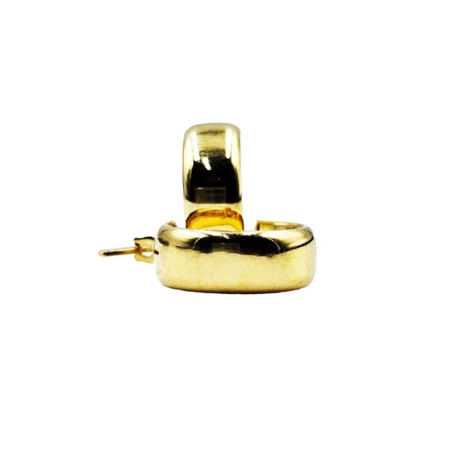 9Kt Yellow Gold Hoop Earrings