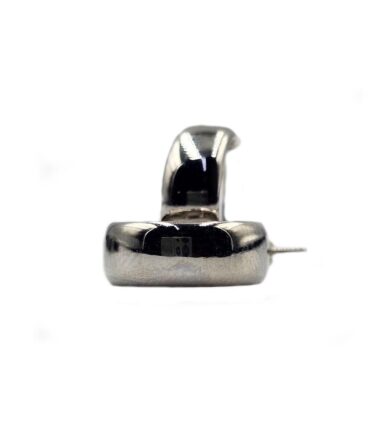 9Kt White Gold Hoop Earrings