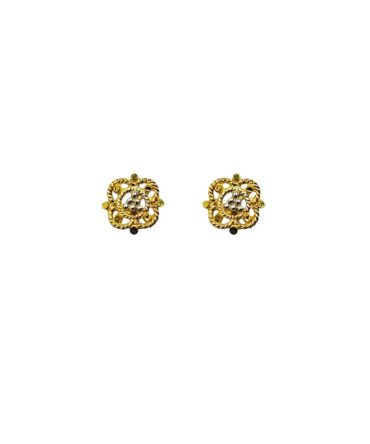 9Kt Gold Indian Stud Earrings