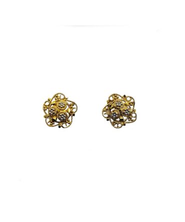 9Kt Gold Indian Stud Earrings
