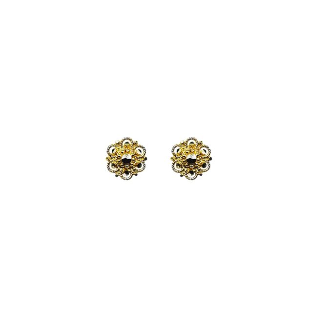 18Kt Gold Indian Stud Earrings