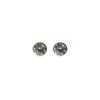 9Kt Yellow Gold Cubic Zirconia Tube Earrings 6mm