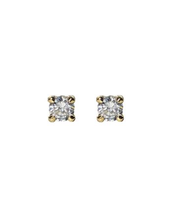 9Kt Yellow Gold Claw Studs