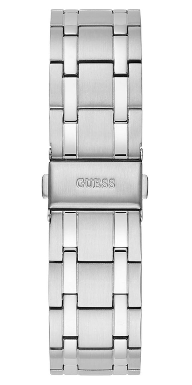 Men's Guess Primier Stainless Steel Black Dial with Date Watch
