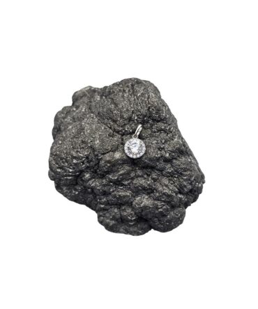 9Kt White Gold Cubic Zirconia Pendant