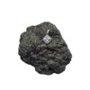 9Kt White Gold Cubic Zirconia Pendant