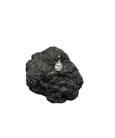 9Kt White Gold Pear Shaped Cubic Zirconia Pendant
