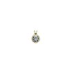 9Kt Yellow Gold Cubic Zirconia Round Pendant