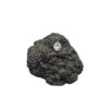 9Kt White Gold Cubic Zirconia Oval Pendant