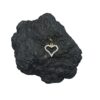 9Kt Yellow Gold Cubic Zirconia Heart Pendant