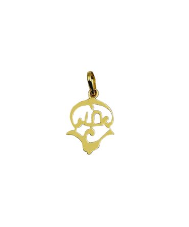 9Kt Yellow Gold Tamil Aum Pendant