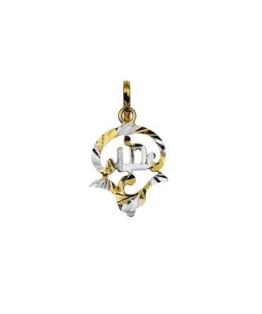 9Kt Yellow Gold Tamil Aum Pendant