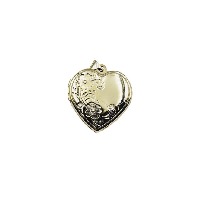9Kt Yellow Gold Heart Locket