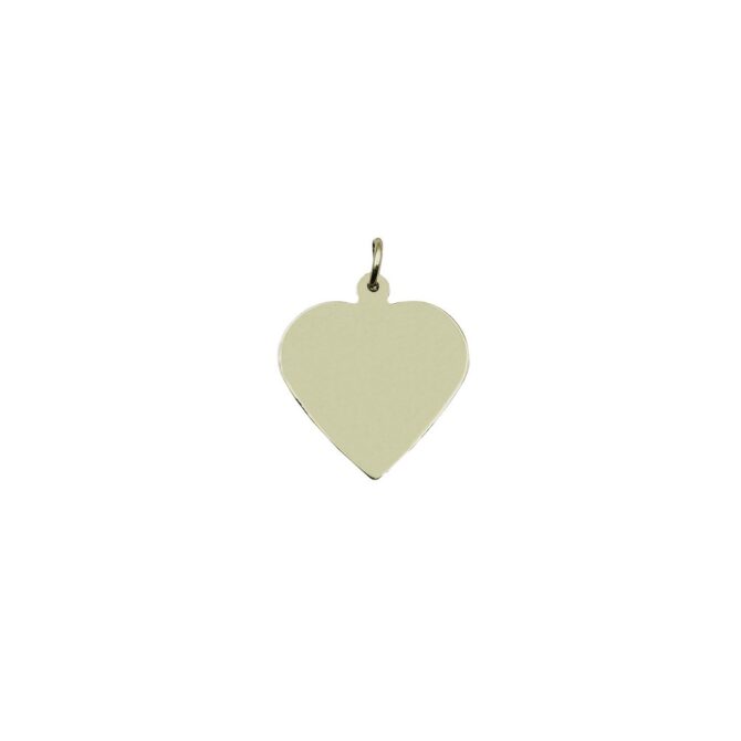 9Kt Yellow Gold Heart Pendant