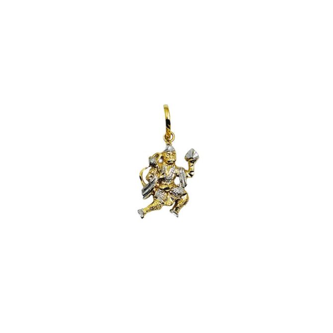 9Kt Gold Hanuman Pendant