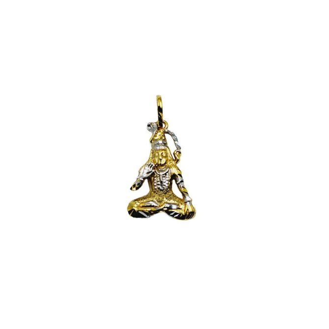 9Kt Gold Shiva Pendant