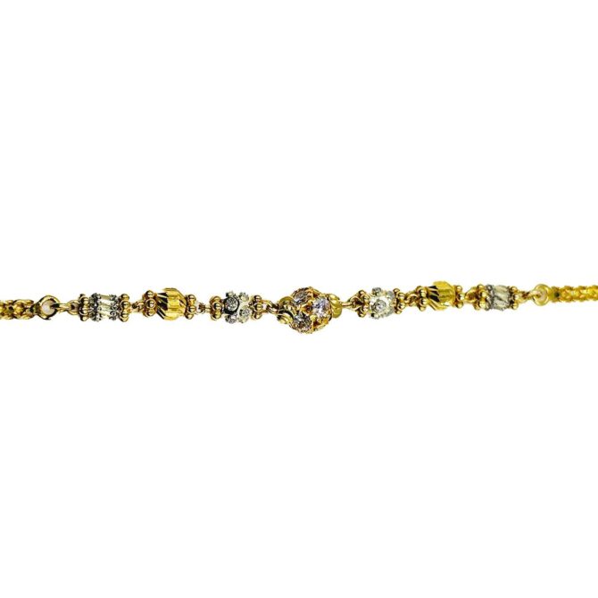 9Kt Yellow Gold Mangalsutra Bracelet