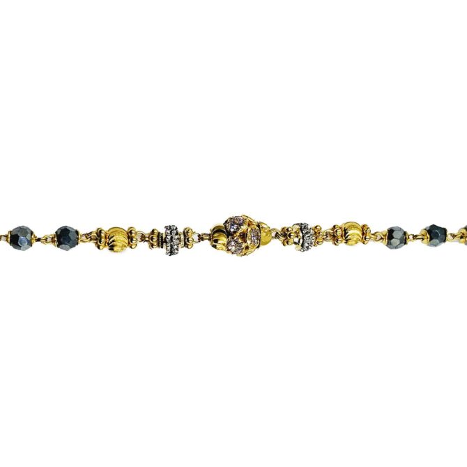 9Kt Yellow Gold Mangalsutra Bracelet
