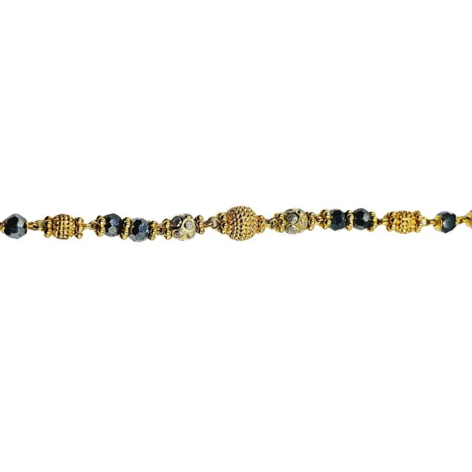 9Kt Yellow Gold Mangalsutra Bracelet