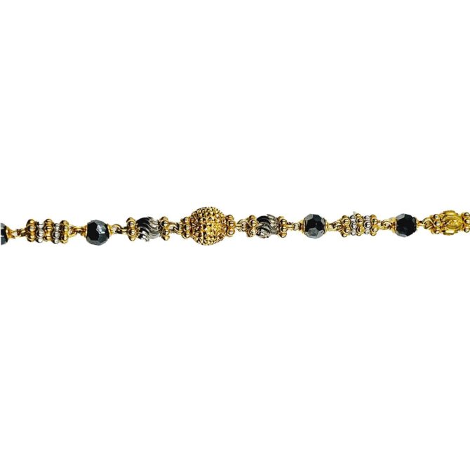 9Kt Yellow Gold Mangalsutra Bracelet