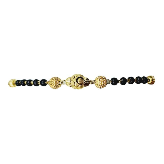9Kt Yellow Gold Mangalsutra Bracelet