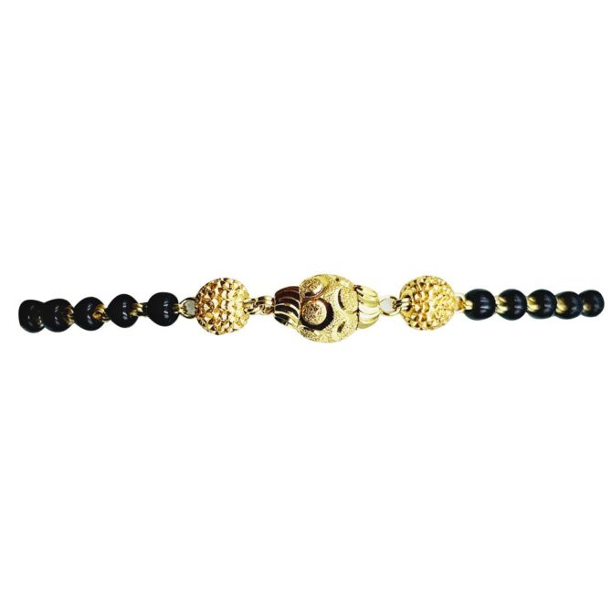 9Kt Yellow Gold Mangalsutra Bracelet