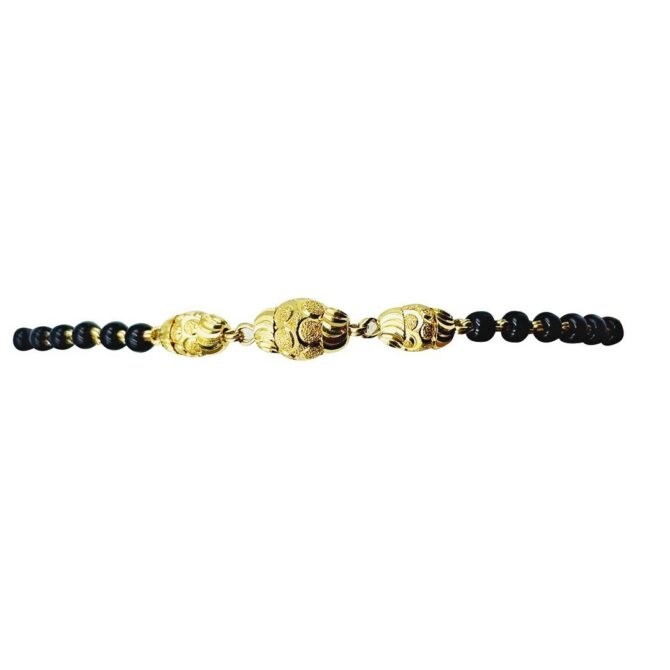 9Kt Yellow Gold Mangalsutra Bracelet