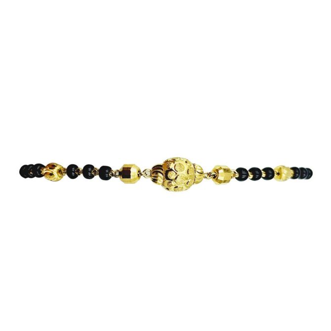 9Kt Yellow Gold Mangalsutra Bracelet