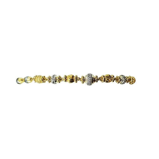 9Kt Yellow Gold Mangalsutra Bracelet