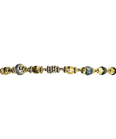 9Kt Yellow Gold Mangalsutra Bracelet