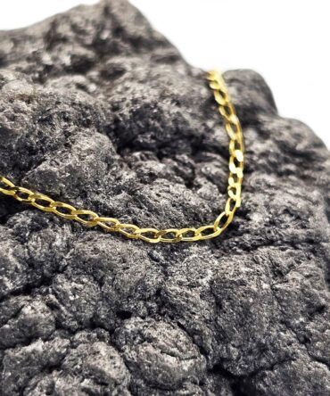 9Kt Yellow Gold Open Curb Chain 55cm