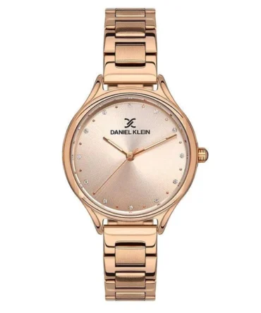 Daniel Klein Premium Rose Gold Dial 3 Hands Watch