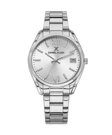 Daniel Klein Premium Silver Dial 3 Hands Watch