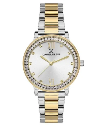 Daniel Klein Premium Silver Dial 3 Hands Watch