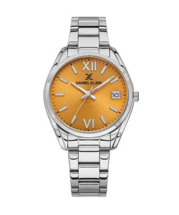 Daniel Klein Premium Yellow Dial 3 Hands Watch