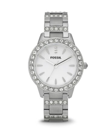 Fossil Women's Jesse Silver/Steel Round Stainless Steel Watch